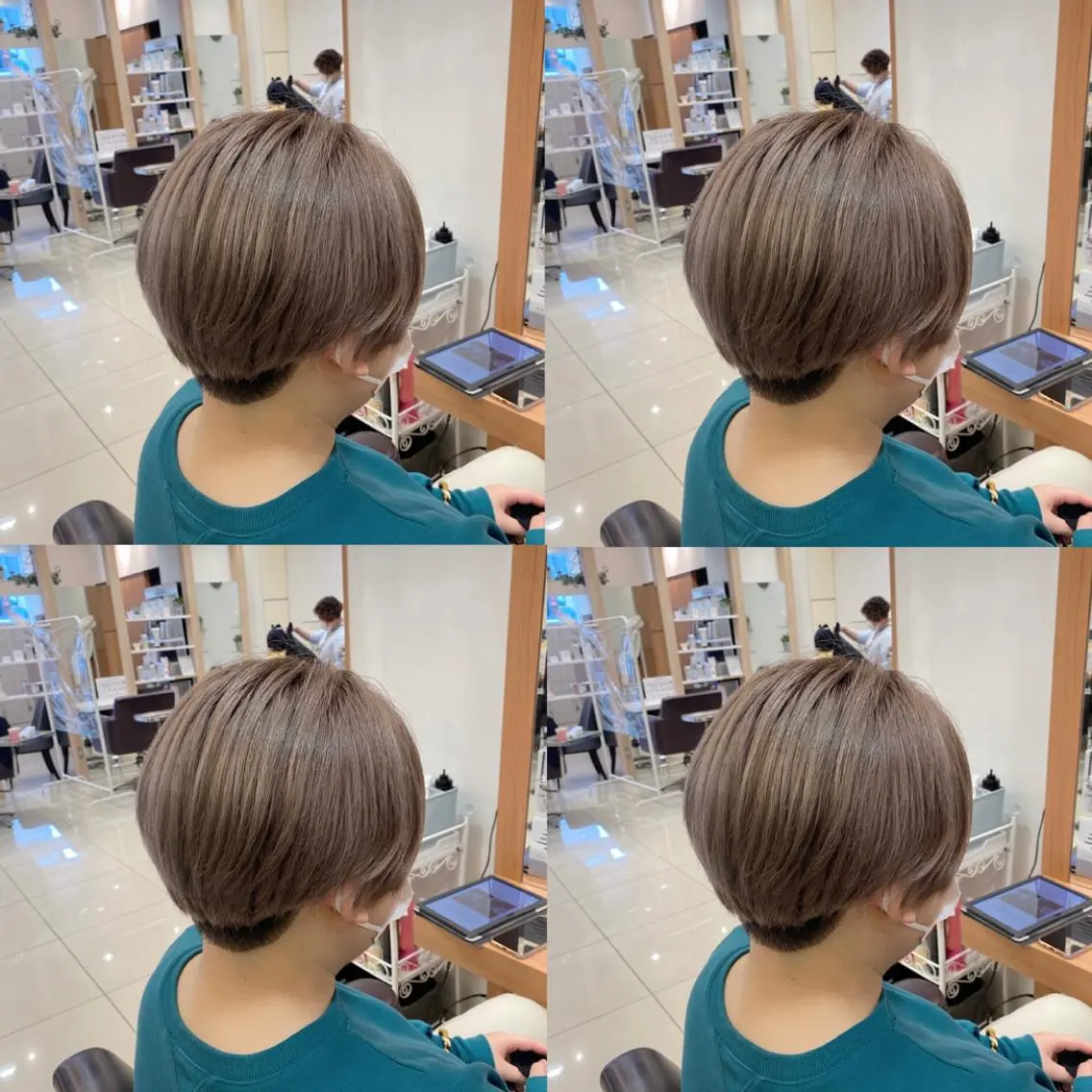 ショート ヘアカラー トリートメント 【カラー指名No 1✨】HIBIKIのヘアスタイル