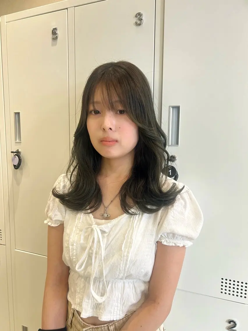 ミディアム カラー kaho/ 透明感カラー🫧のヘアスタイル