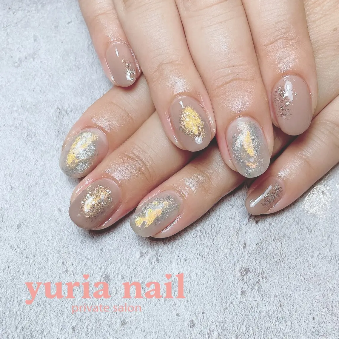 ネイル ジェルネイル ニュアンスネイル ハンドネイル 小林 ゆりあのネイルデザイン