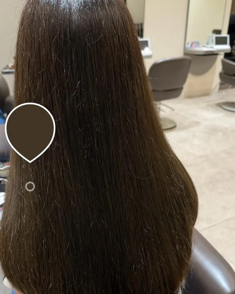 ロング カラー ベージュカラー ヘアカラー たにわき あんのヘアスタイル