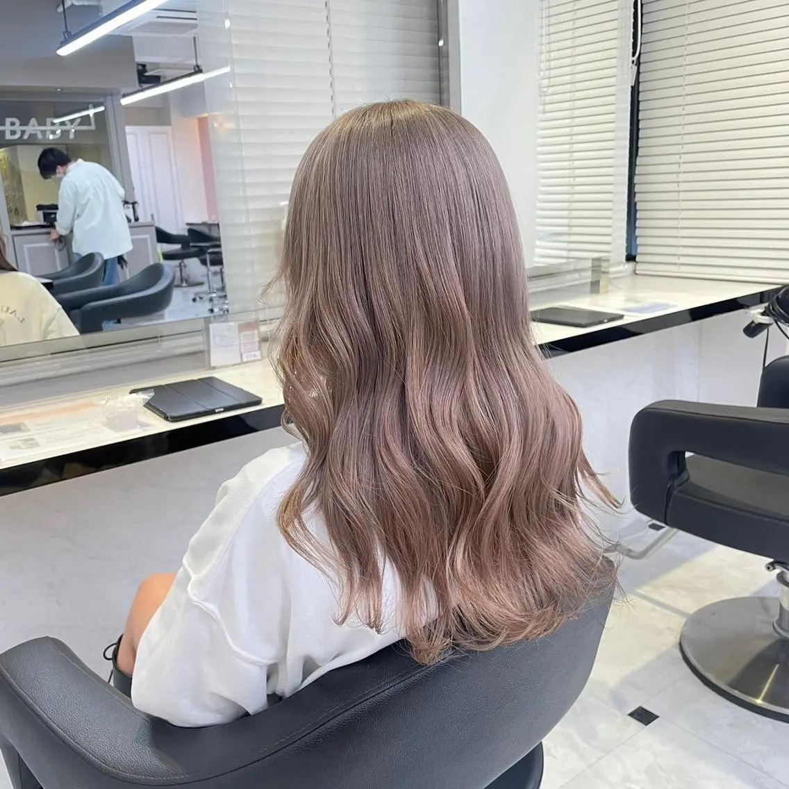 カラー 暗髪うる艶ヘア🫧 yumi🐈‍⬛🪽のヘアスタイル