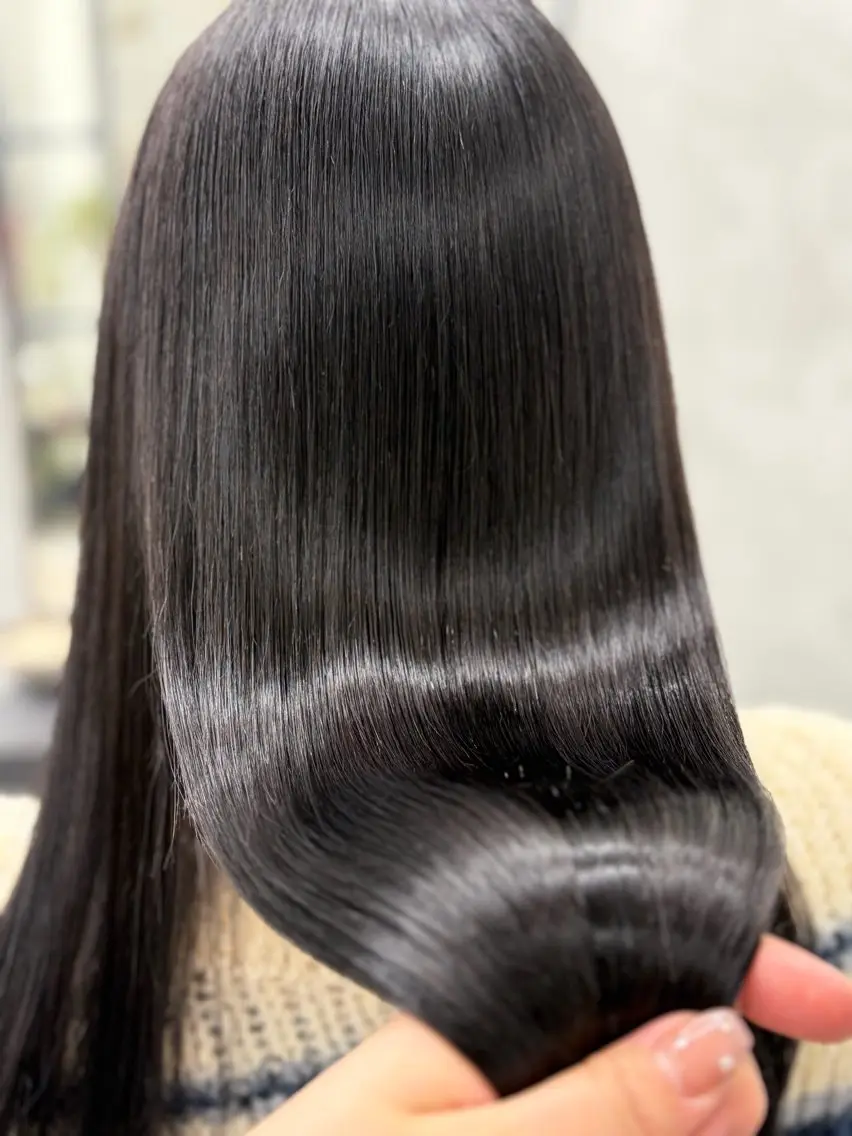 ロング カラー 髪質改善 縮毛矯正 トリートメント すぐ巻ける縮毛矯正 🍀勝倉　麗のヘアスタイル