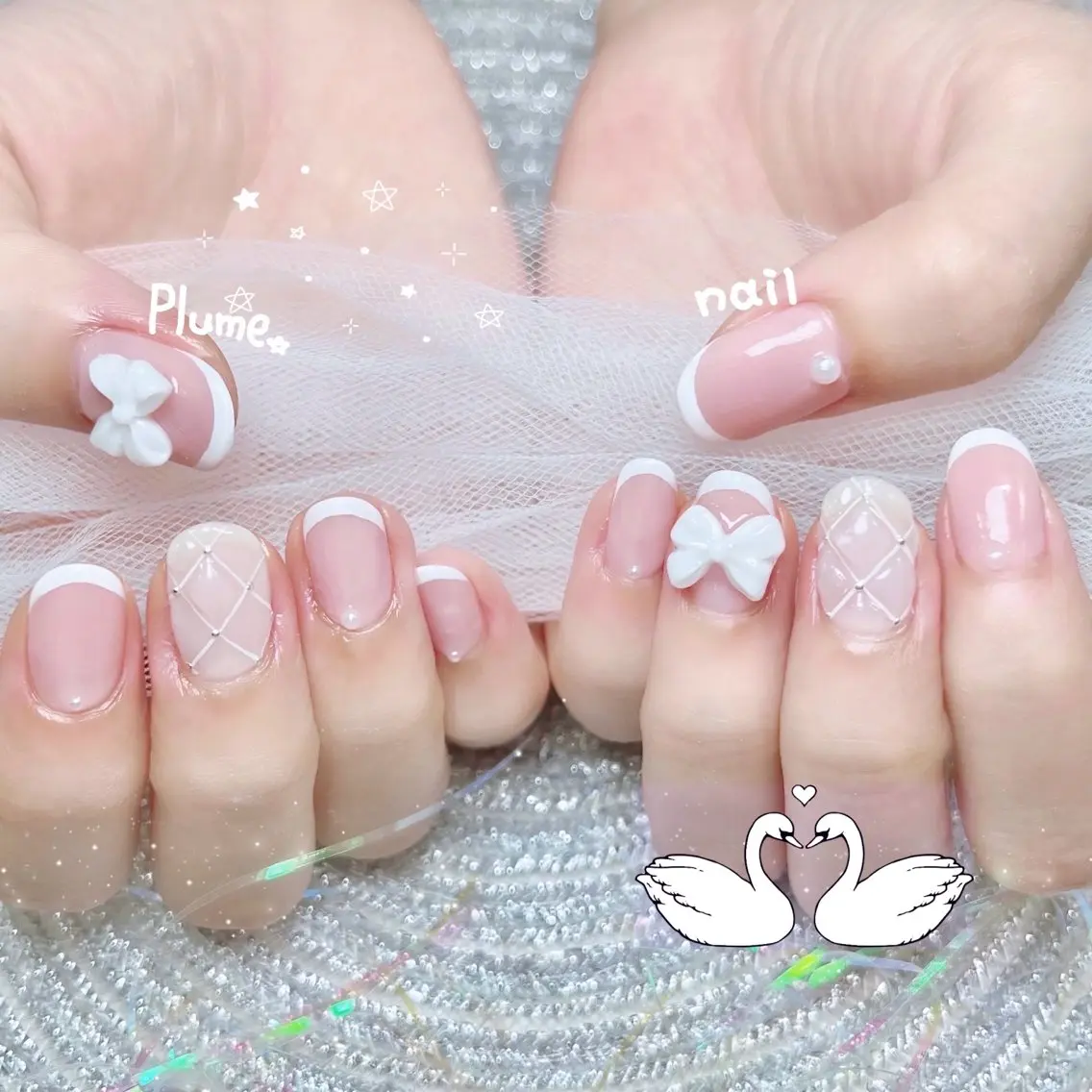 ネイル ハンドネイル plume nail ☆韓国ネイルのネイルデザイン