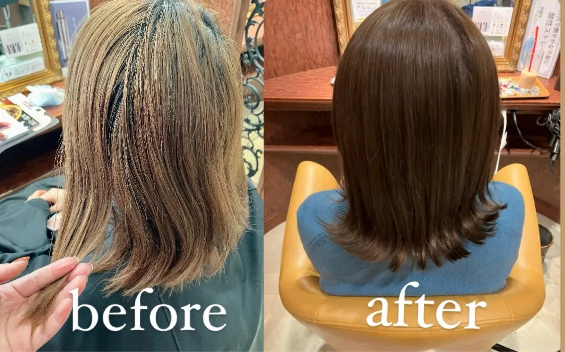 カラー 千坂 優奈のヘアスタイル
