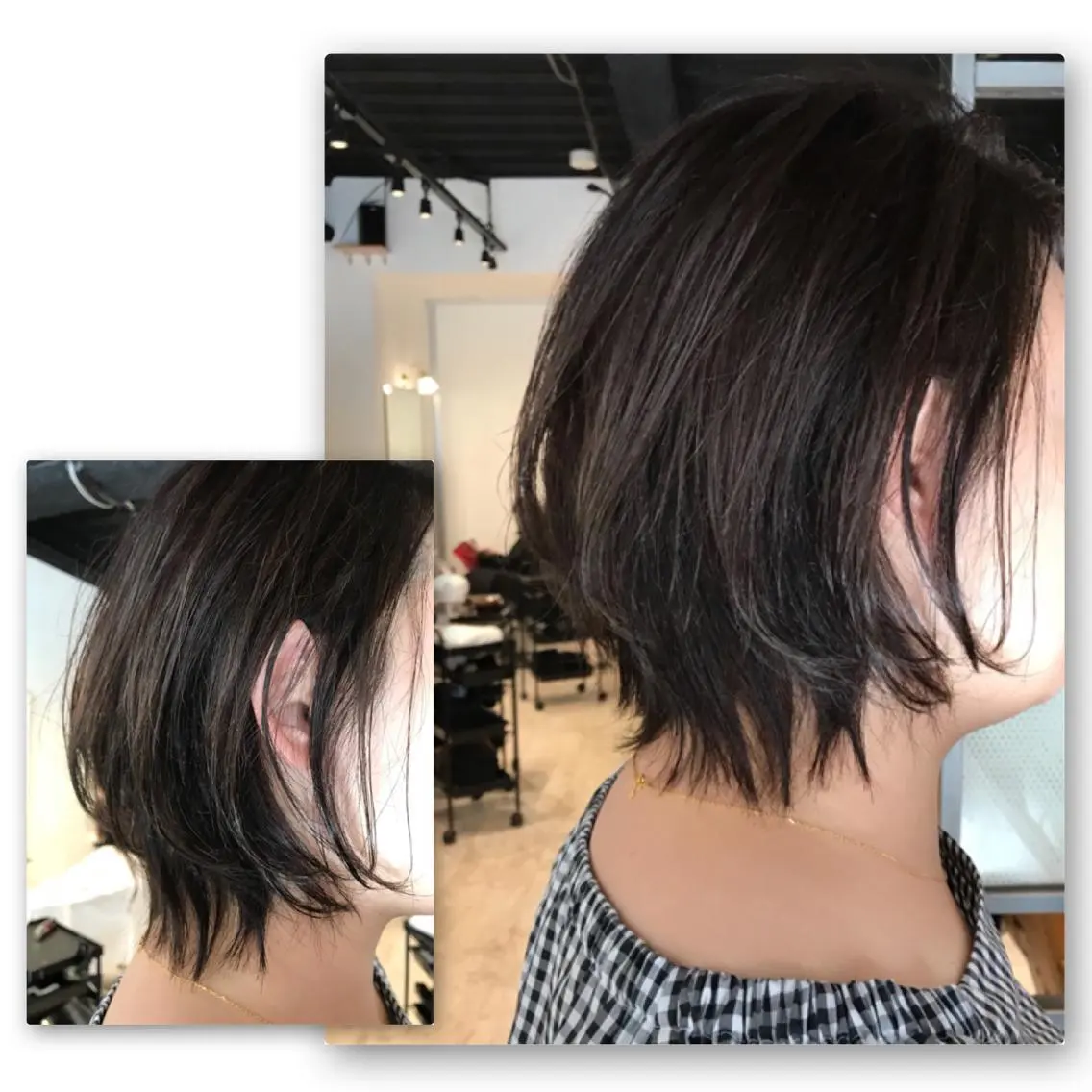 ショート カラー パーマ アッシュ 透明感カラー ショートヘア 二児のパパで店長な 戸田健治のヘアスタイル