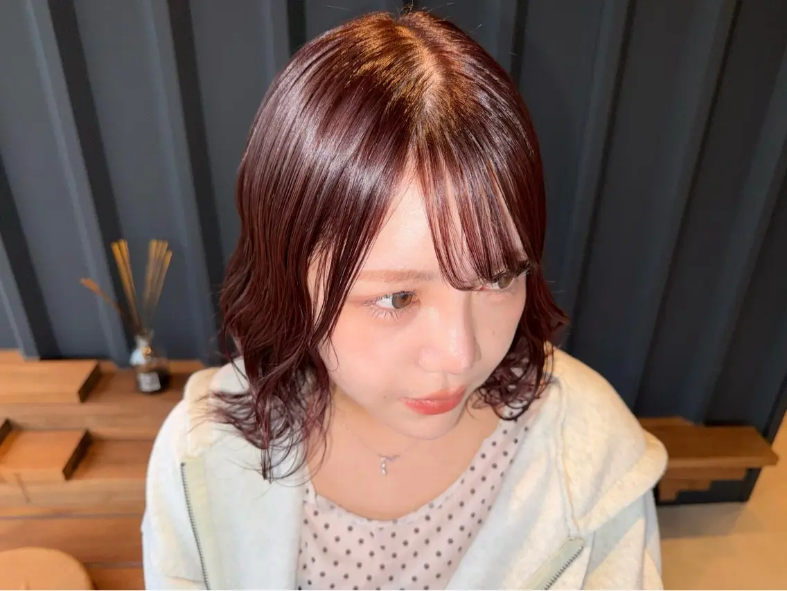 艶髪ヘアカラーの写真