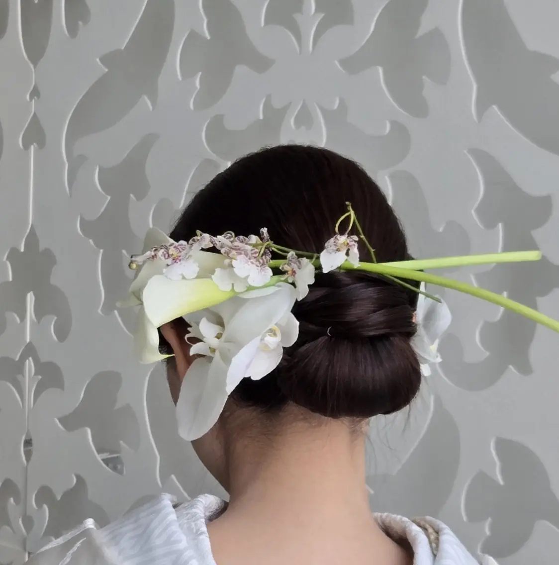 セミロング ヘアアレンジ ヘアセット テラスオブベル 林のマツエク・マツパデザイン