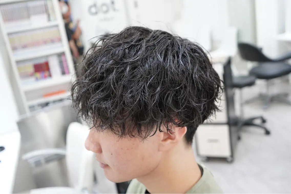 パーマ メンズ カット パーマ 町田No.1パーマ 特化✂︎小杉澪生のヘアスタイル