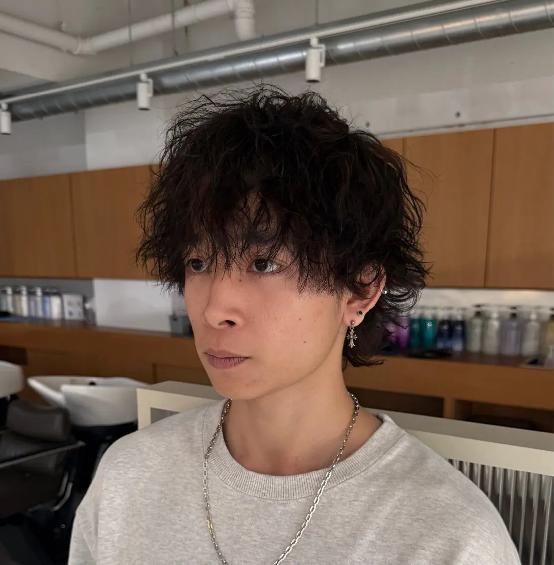 パーマ メンズ パーマ mihiro ⟡.·*.のヘアスタイル