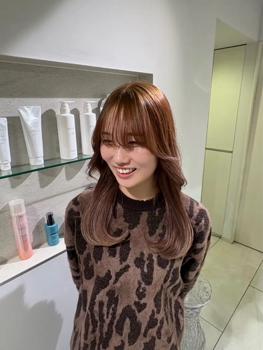 ロング カラー カット ヘアカラー トリートメント 【似合わせボブ】 ／ おおの かい🫟のヘアスタイル
