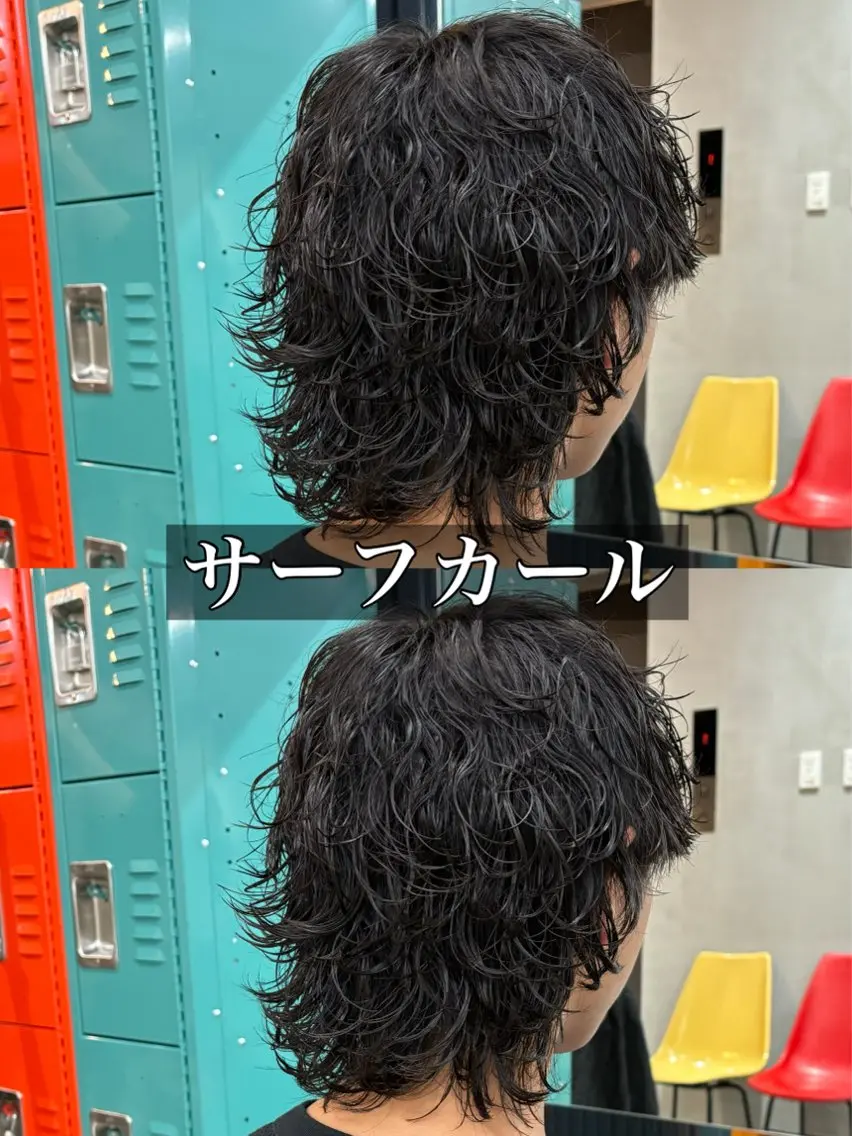 パーマ メンズ カット パーマ トリートメント ヘッドスパ ヘアセット オカベ ショウマのヘアスタイル