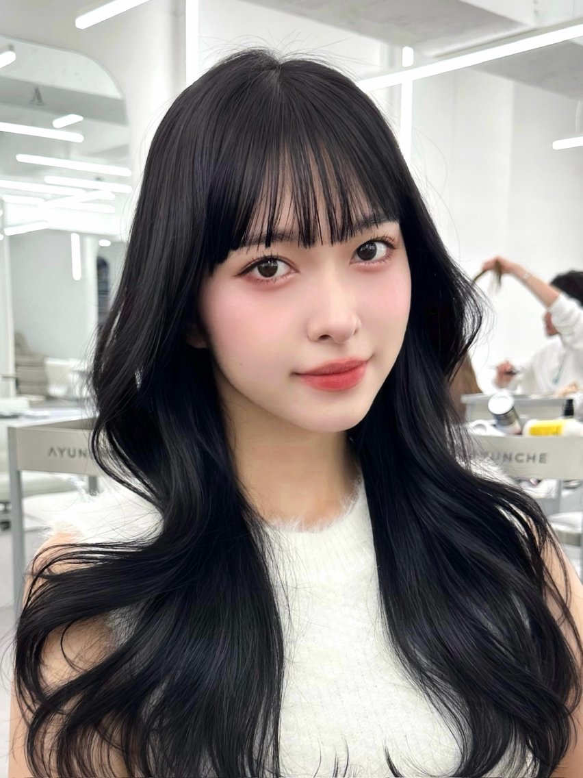 セミロング カット ヘアカラー トリートメント ヘッドスパ ヘアセット 前髪顔まわりカット 🌈中村海聖のヘアスタイル