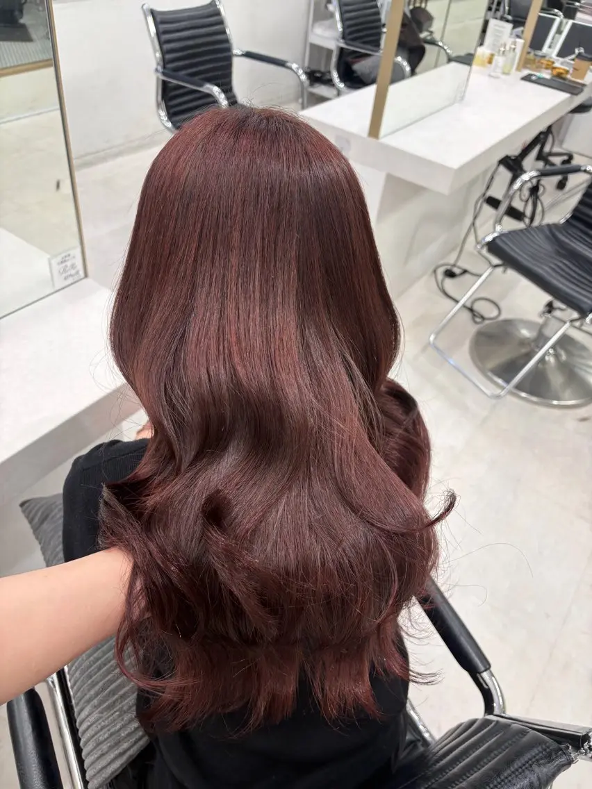 ミディアム ヘアカラー トリートメント ヘッドスパ 🌹髪質改善カラー/ 似合わせ✨タクトのヘアスタイル