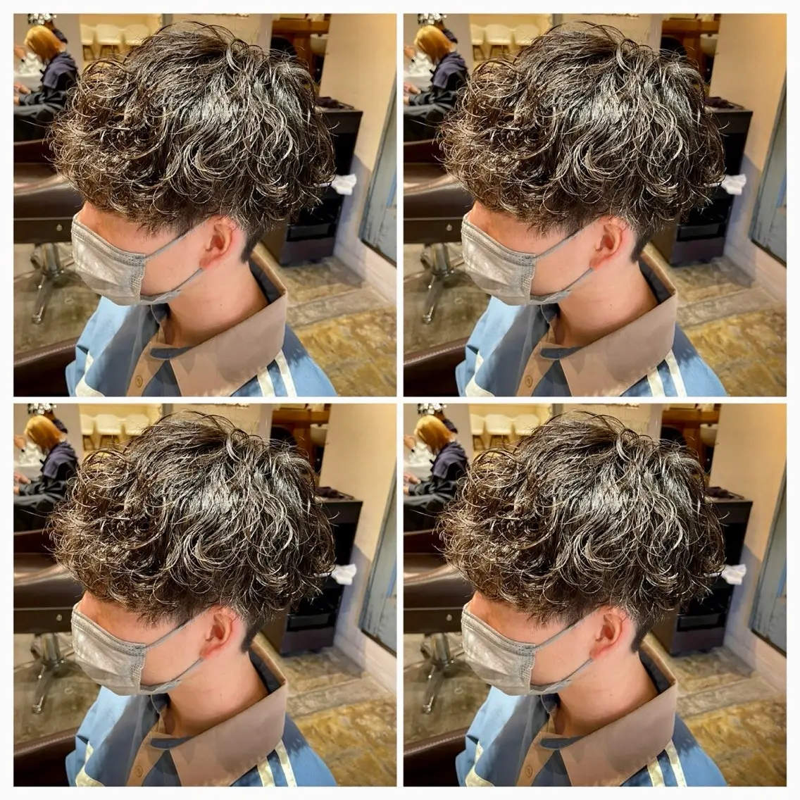 パーマ メンズ カット パーマ トリートメント ヘアセット メンズパーマ特化 店長望月謙二郎のヘアスタイル