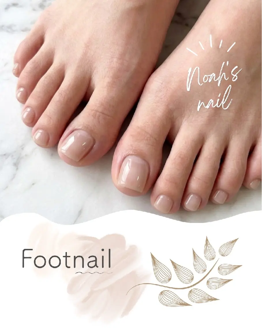 ネイル フットネイル フットネイル Noah'snail   のネイルデザイン