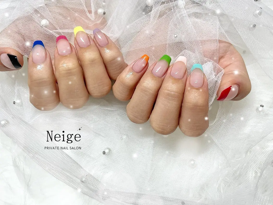 ネイル Neige‪𓂃ai ＊梅津 / 松尾のネイルデザイン