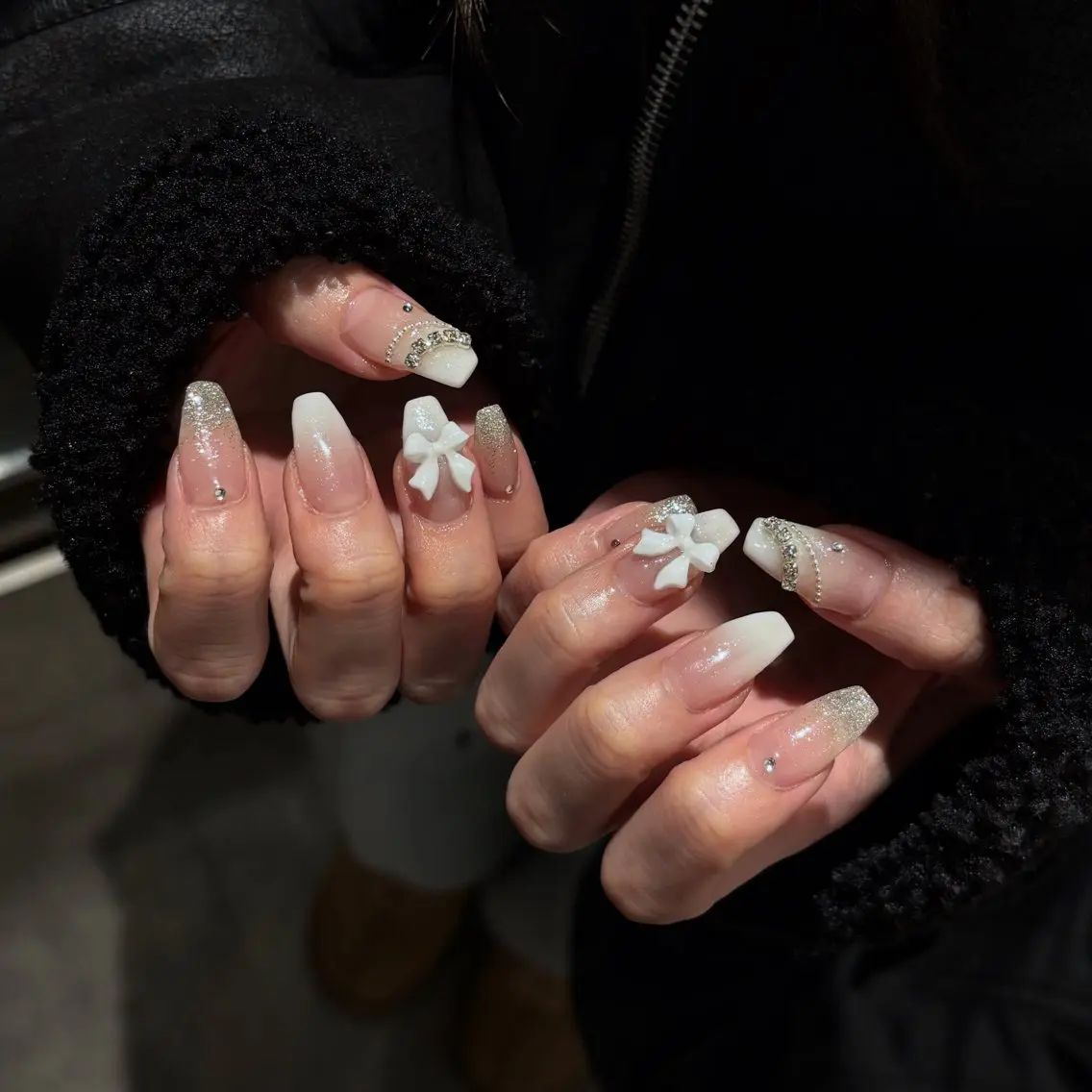 ネイル キラキラネイル シンプルネイル nailsalon mimiのネイルデザイン