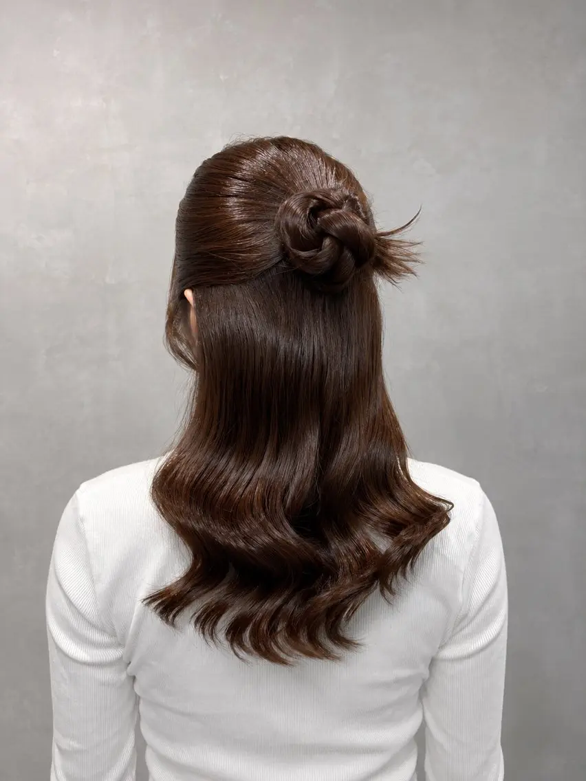 ヘアアレンジ 韓国ヘア｜艶カラー｜ ヘアアレンジ｜yuiのヘアスタイル