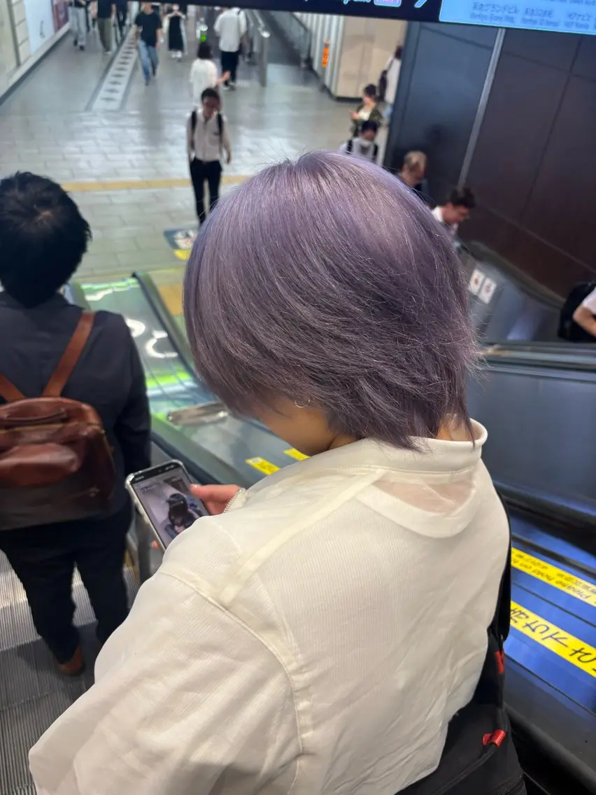 ショート ヘアカラー トリートメント 平瀬 胡桃のヘアスタイル