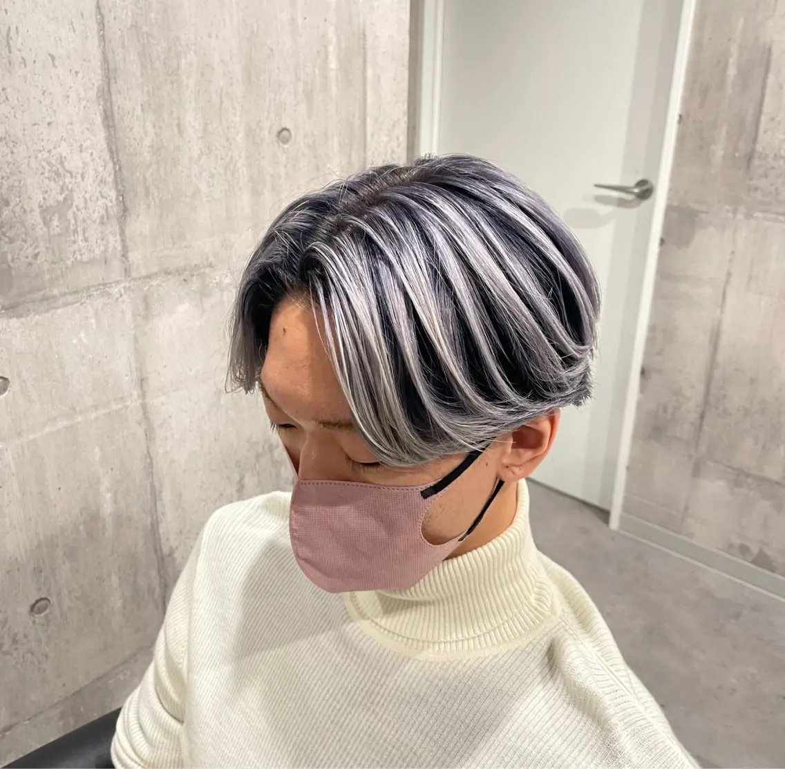 カラー メンズ 平尾 悠のヘアスタイル