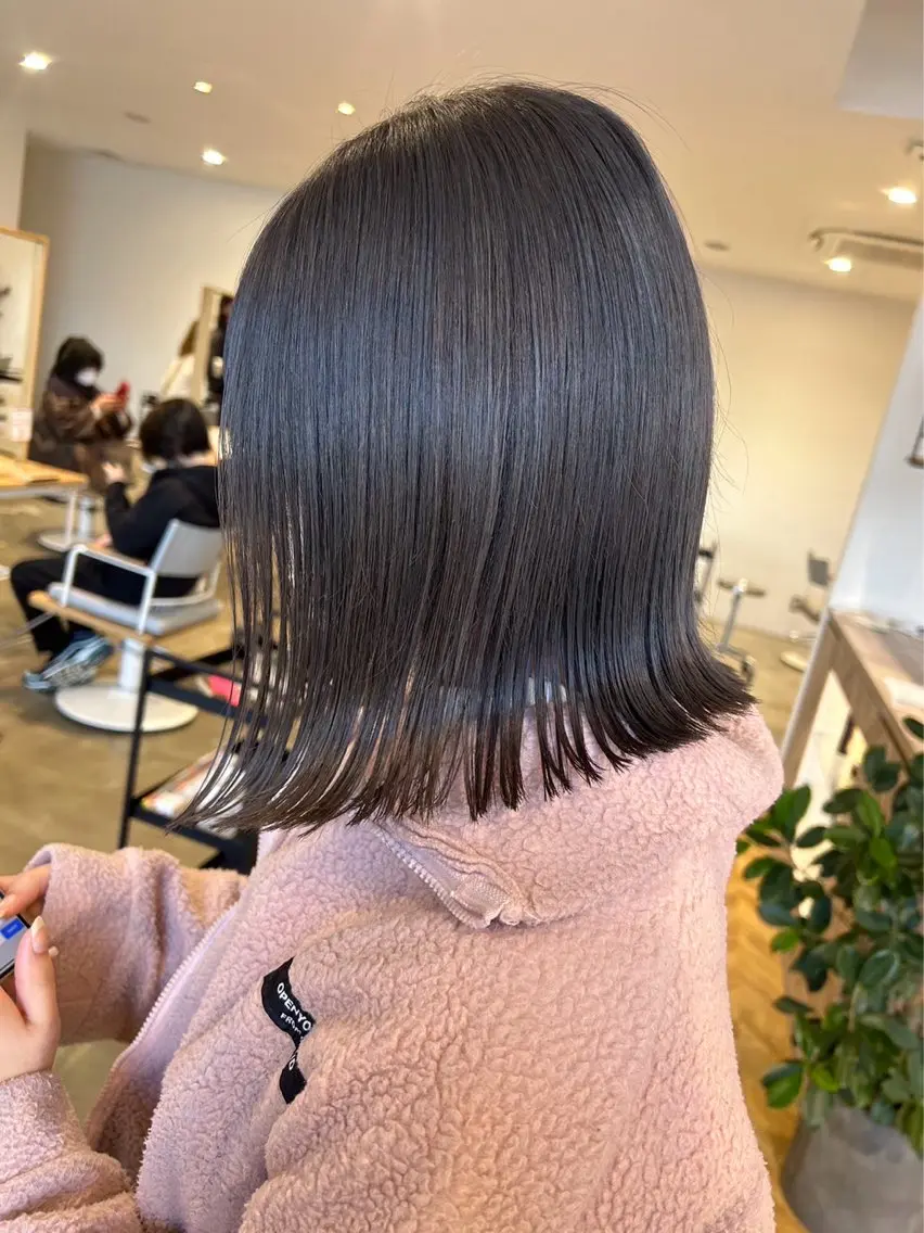 【明日限定】カット+艶カラー+質感🆙TRの写真