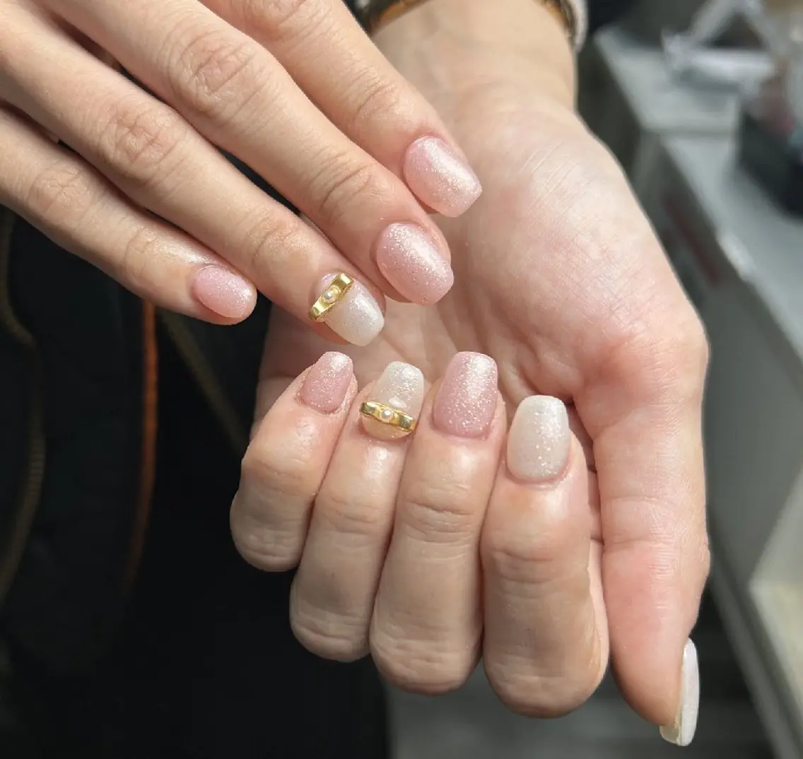 ネイル クリアネイル フラッシュネイル フットネイル フレンチネイル ジェルネイル ハンドネイル UM Nail Salonのネイルデザイン