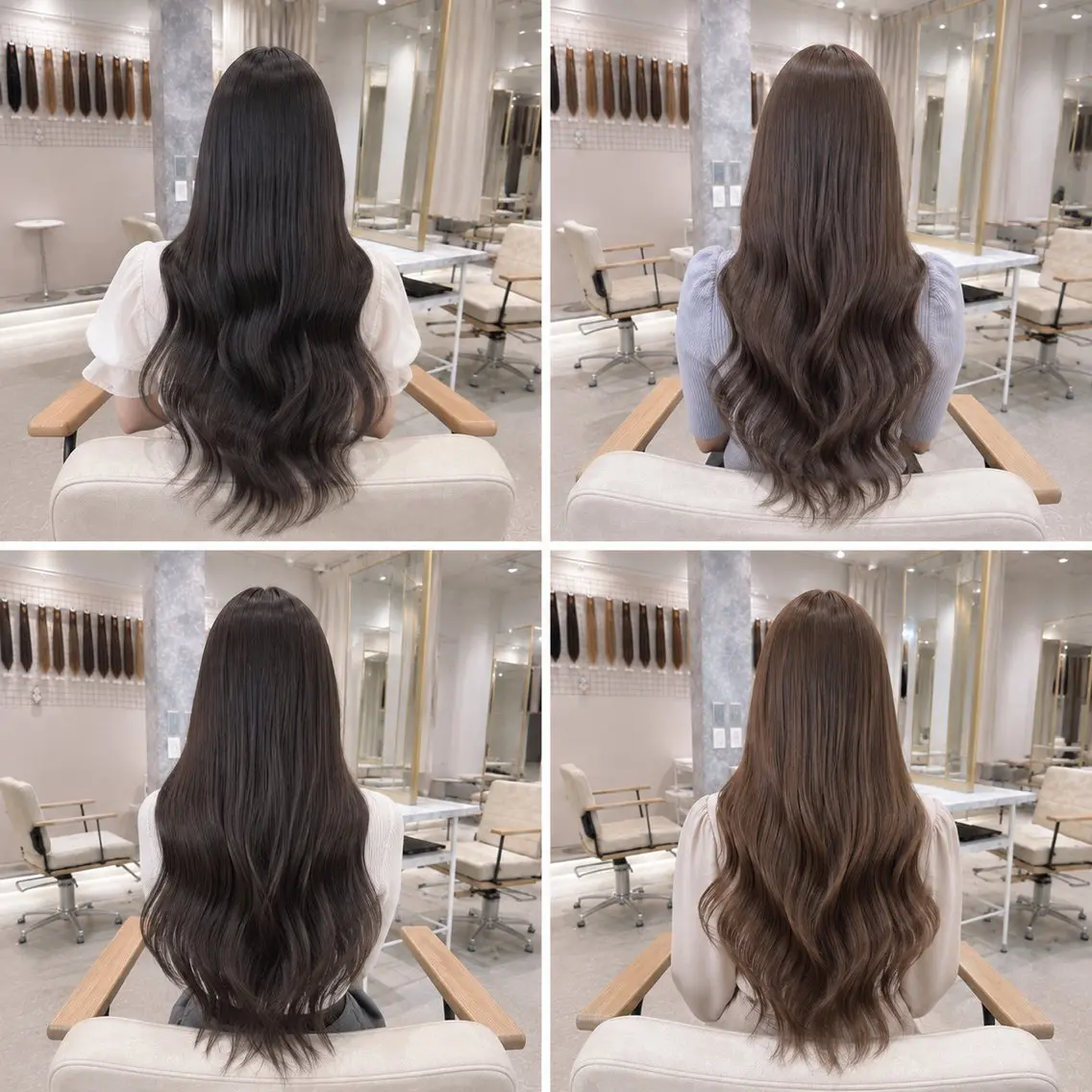 ロング シールエクステ エクステ ロング カット エクステ 多田 悦淳のヘアスタイル