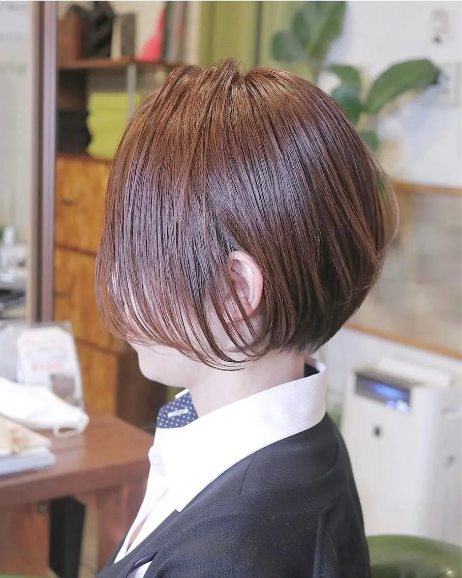 ショート ショートヘア カット ヘアカラー トリートメント ヘッドスパ ノンジアミンカラー 専門/エソラのヘアスタイル