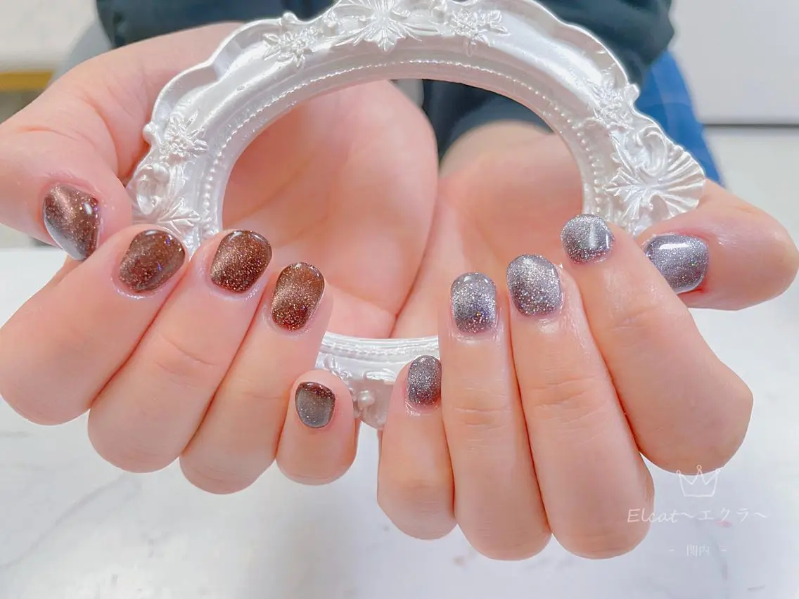 ネイル ハンドネイル ネイルサロンエクラ 🫧Shizukaのネイルデザイン