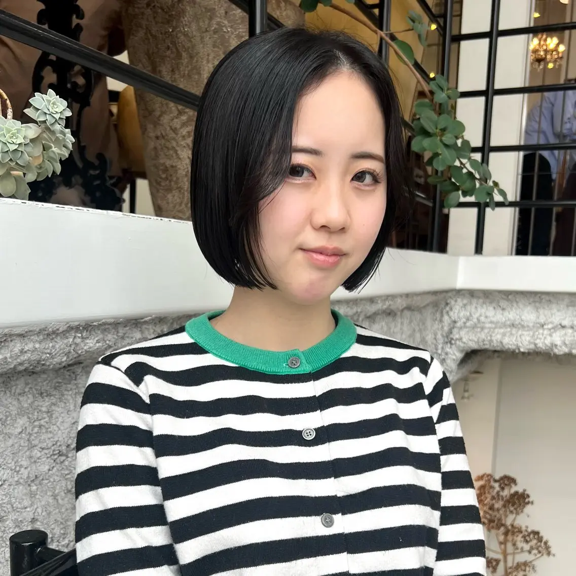 ミディアム カット トリートメント 金城 愛海のヘアスタイル