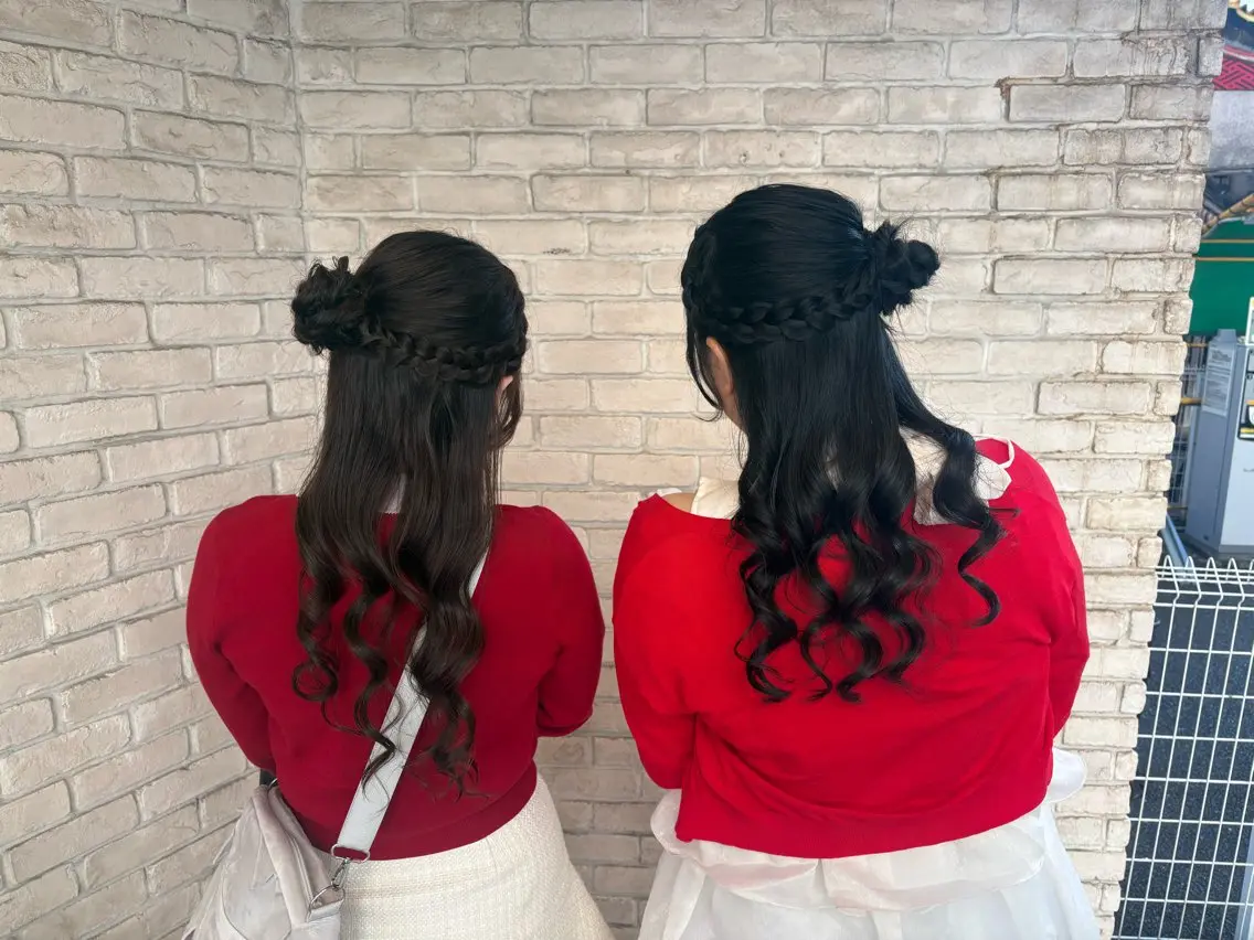 ミディアム ヘアセット 🪐海外hair/パ ーマ/暖色/ミミ🧤のヘアスタイル