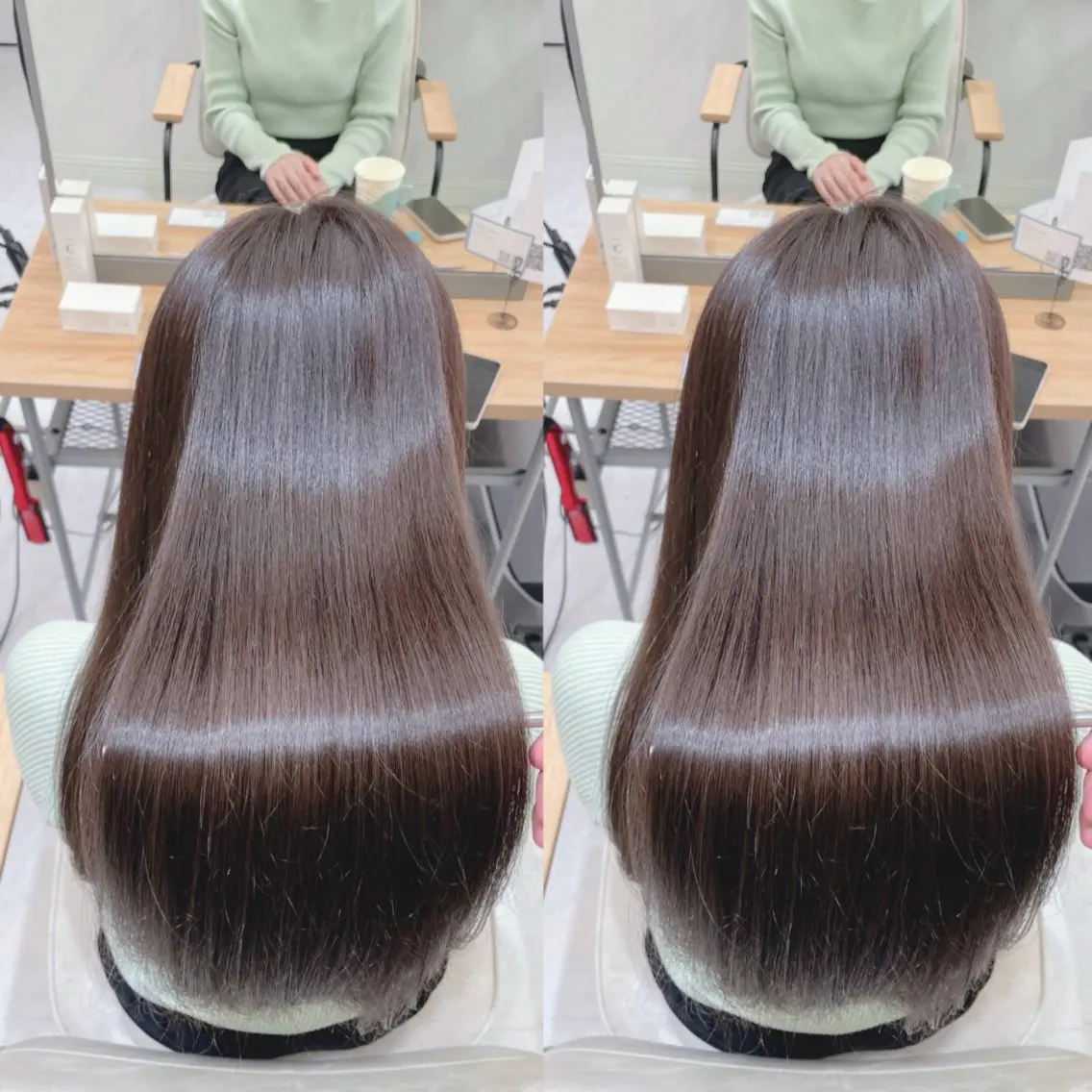 ロング トリートメント カット ヘアカラー トリートメント 髪質改善✨艶髪カラー 縮毛矯正✨有田仁志のヘアスタイル