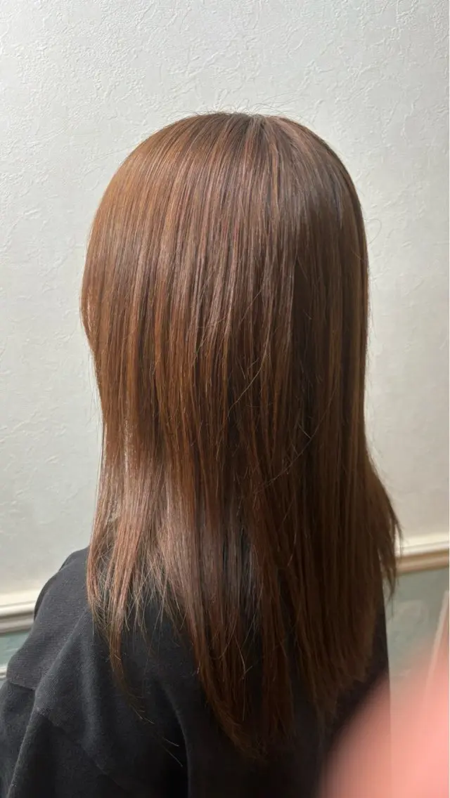 セミロング ヘアカラー 鯨井 崇太のヘアスタイル