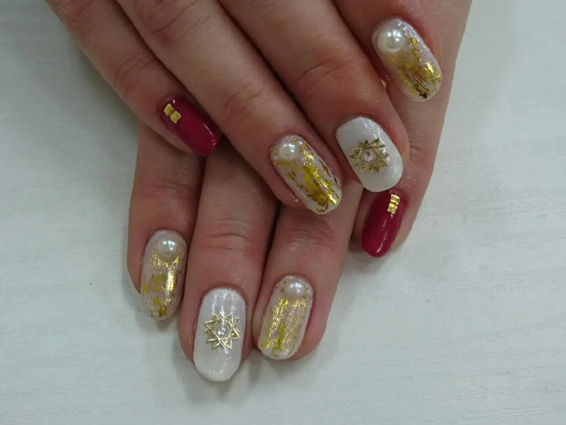 ミディアム ネイル nail salon Blancのネイルデザイン