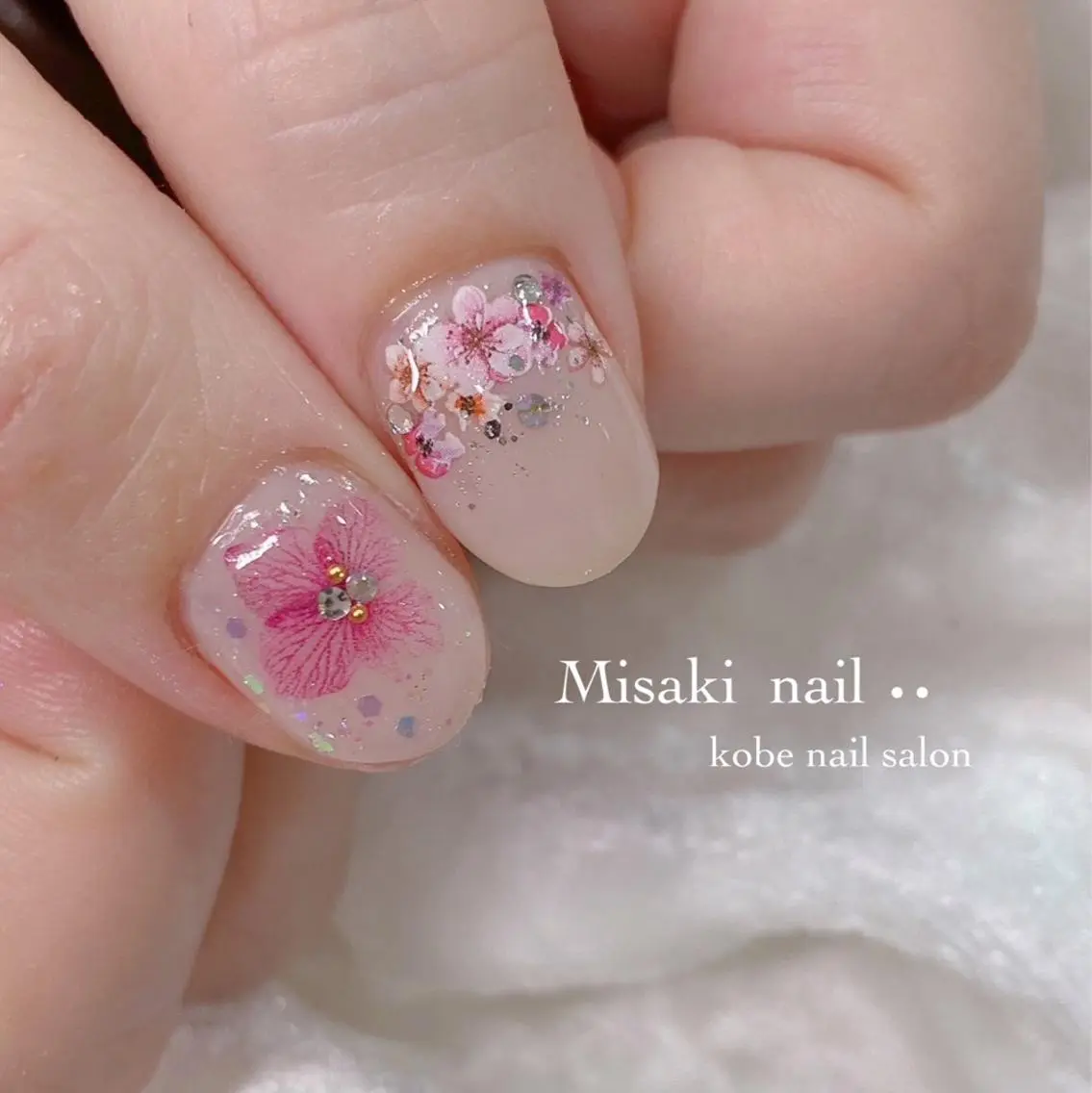 ネイル 韓国ネイル ワンホンネイル ハンドネイル nailsalon miinailsのネイルデザイン