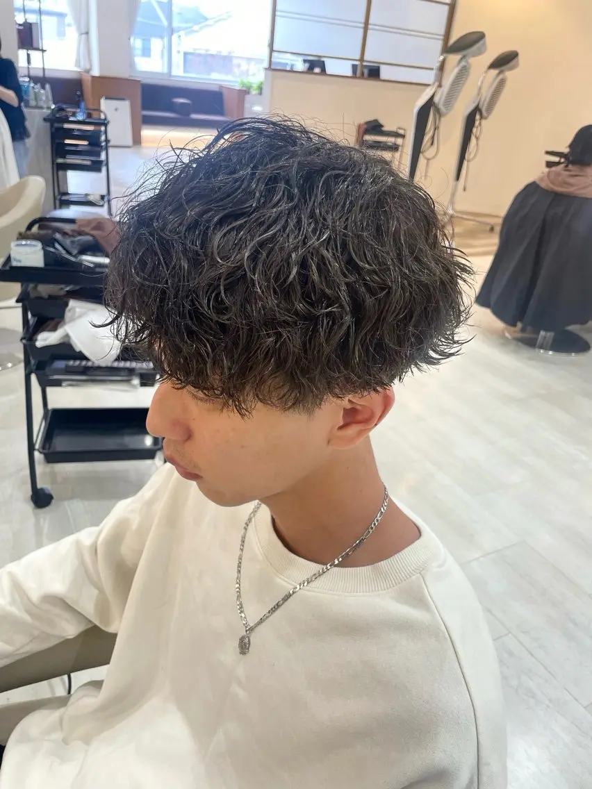 【🔥メンズ限定】カット&ケアパーマ(なんでも◎)&トリートメントの写真