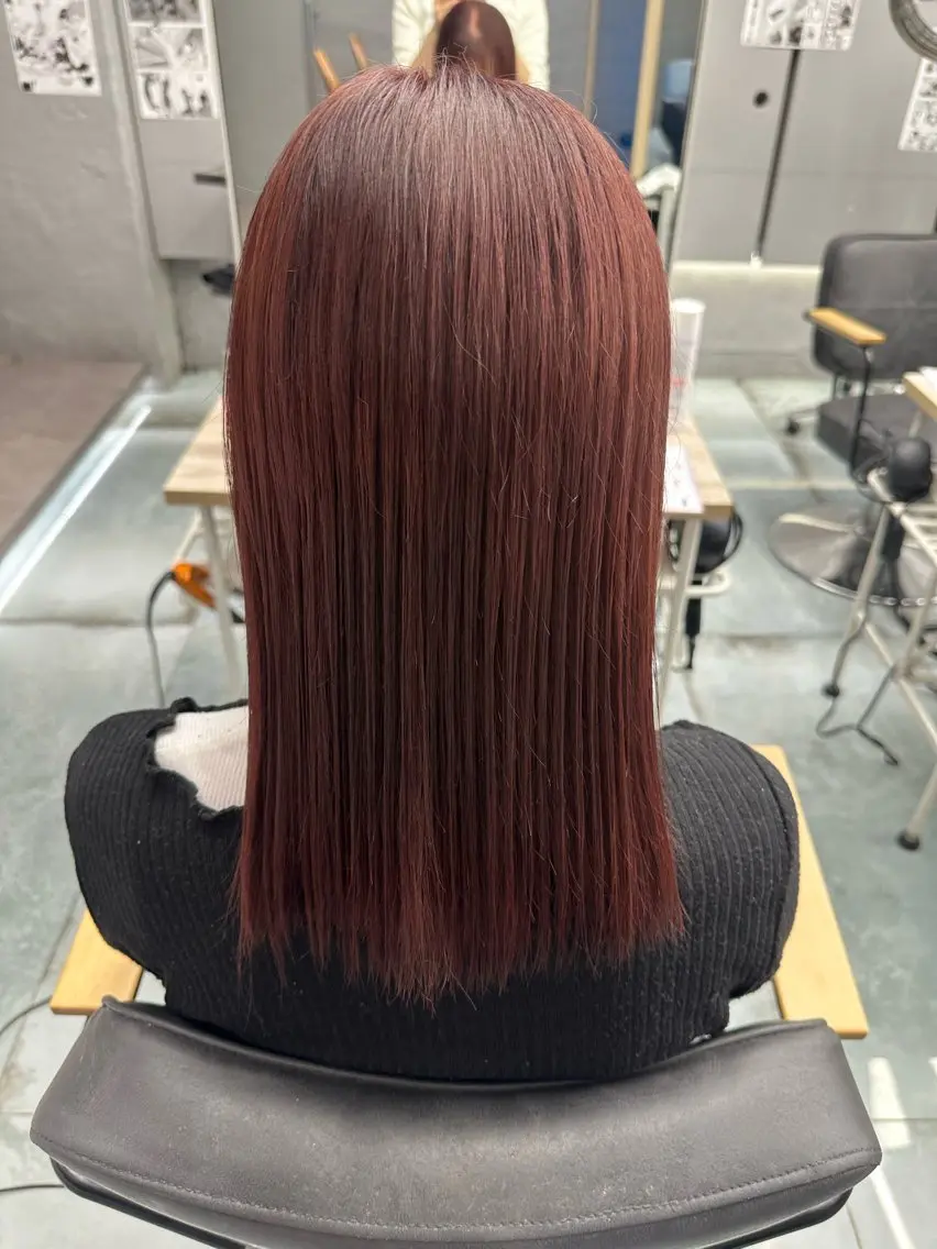 U-30毛先カット《メンテナンス》+ダブルカラー、ブリーチカラーの写真