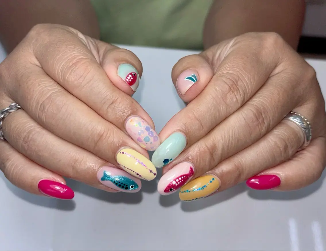 ネイル ハンドネイル Luminail 新小岩のネイルデザイン