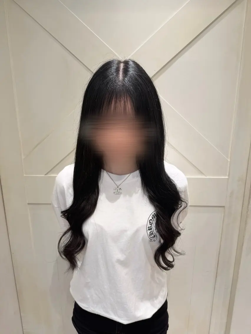 ロング カラー エクステ 髪質改善🫧艶カラー ✨縮毛矯正🎀しゅりのヘアスタイル