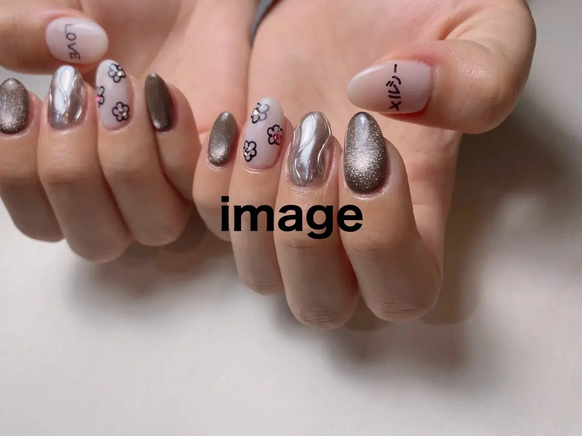 ネイル ハンドネイル MARU NAIL Hinaのネイルデザイン