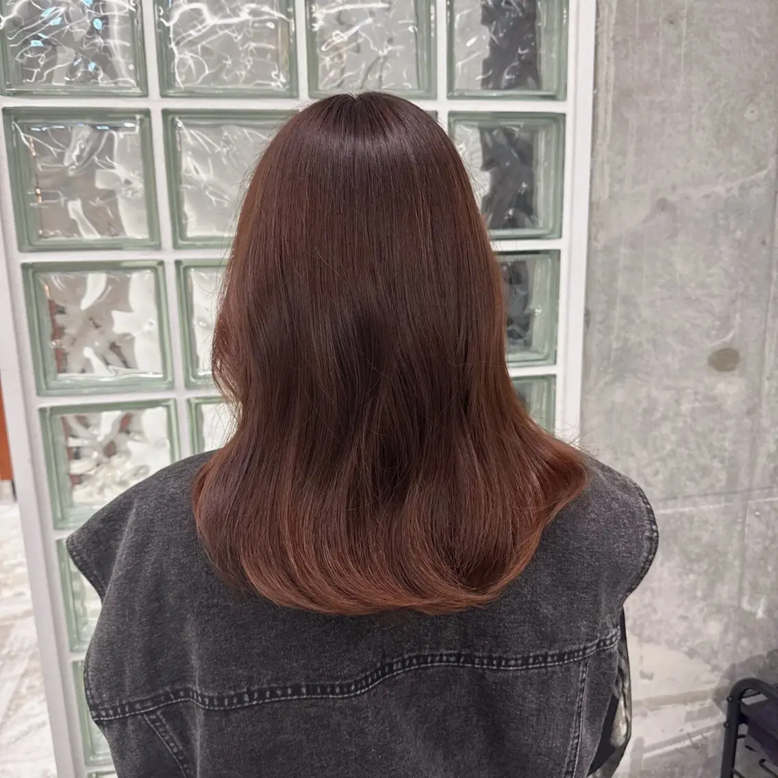 カラー ヘアカラー トリートメント ヘアセット 秋永 鈴のヘアスタイル