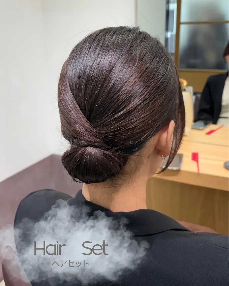 ヘアアレンジ ヘアセット 再現性特化💘透明感 🩵 Minami.のヘアスタイル