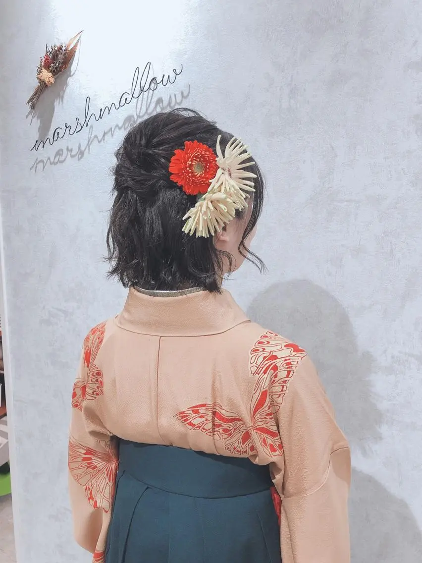袴の着付け＋ヘアセット👘の写真