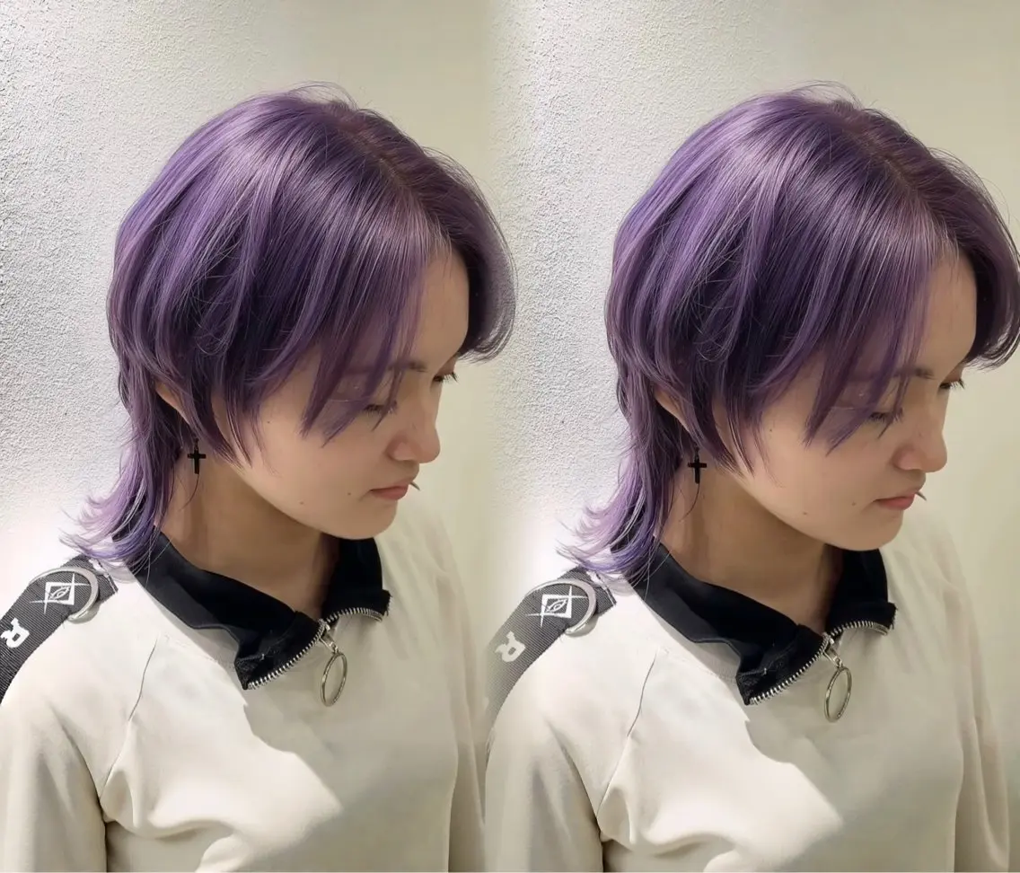 ミディアム カット ヘアカラー トリートメント ヘッドスパ ヘアセット 🫧似合わせレイヤー 透明感カラー🫧清野のヘアスタイル