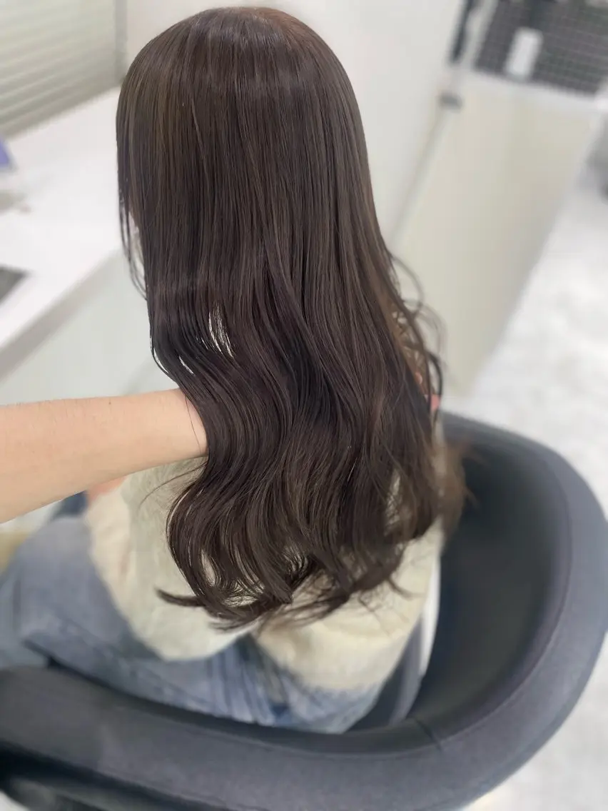 セミロング カラー ヘアカラー トリートメント ヘッドスパ 🌿透明感赤み消し Keishin🌿のヘアスタイル