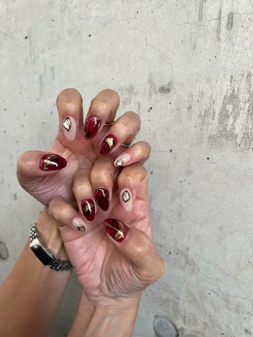ネイル 持ち込み ニュアンスネイル Charme. NOBUKOのネイルデザイン