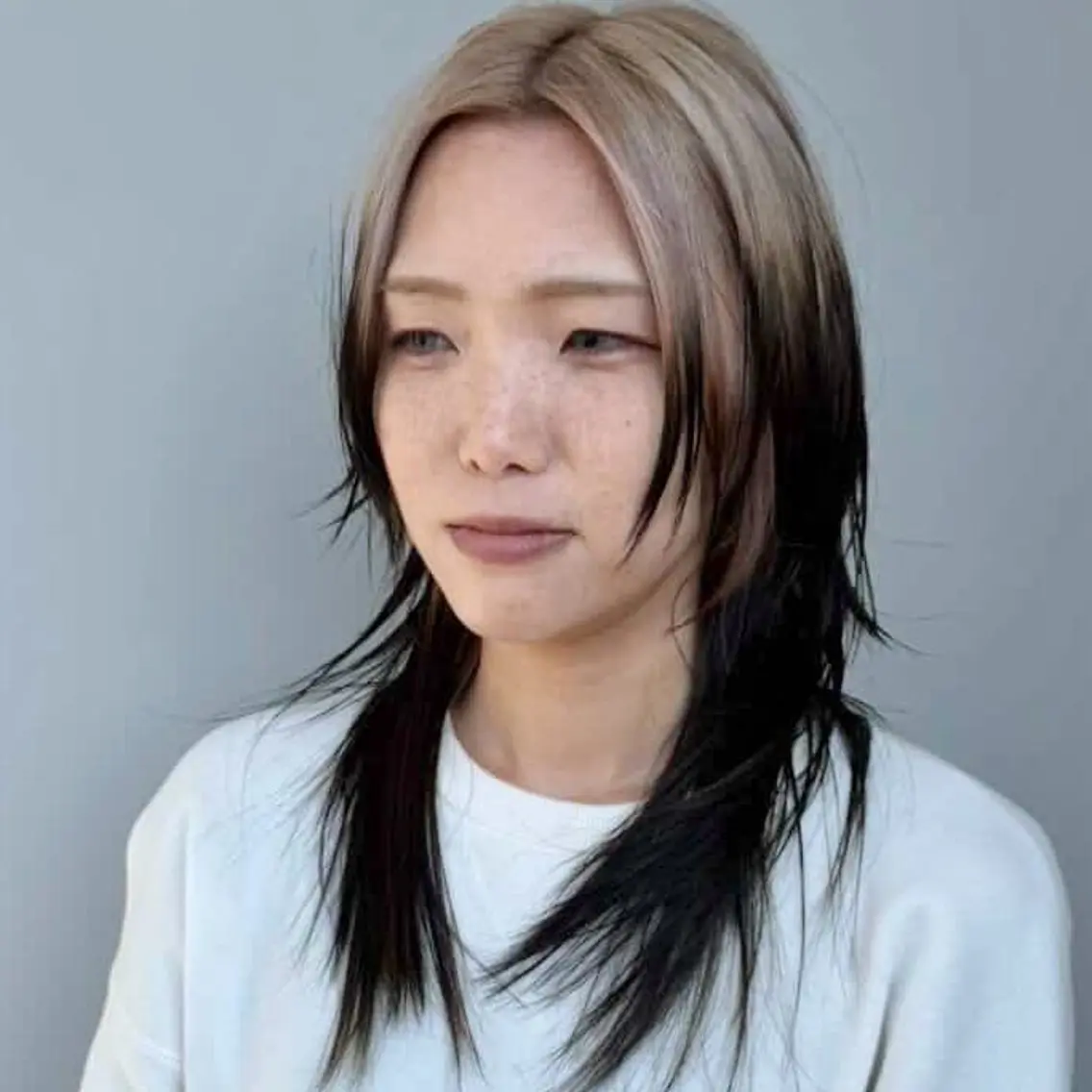 セミロング 星 翔輝のヘアスタイル