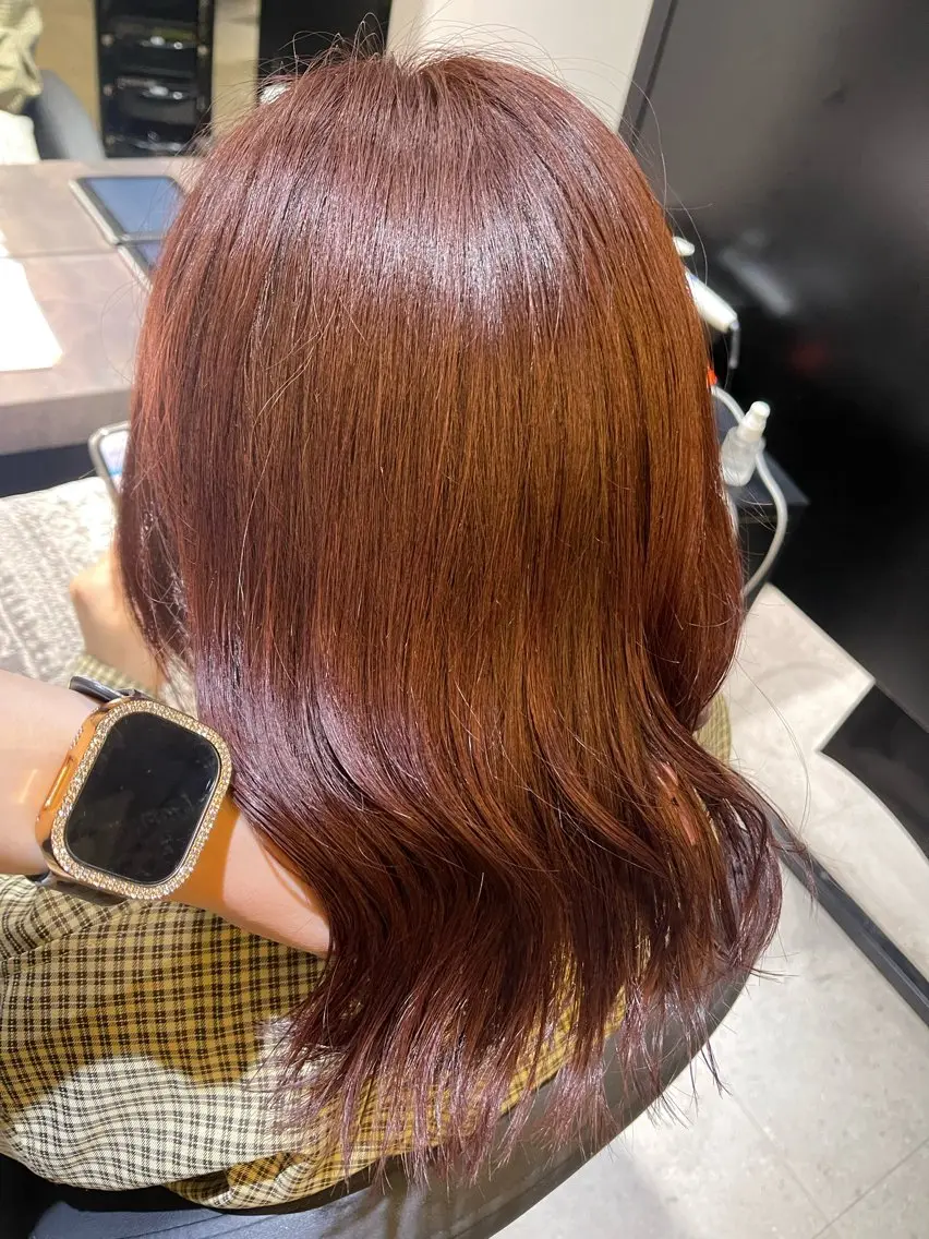 ショート カラー 似合わせカット サラ艶&艶髪系✨ Ayane/心斎橋のヘアスタイル