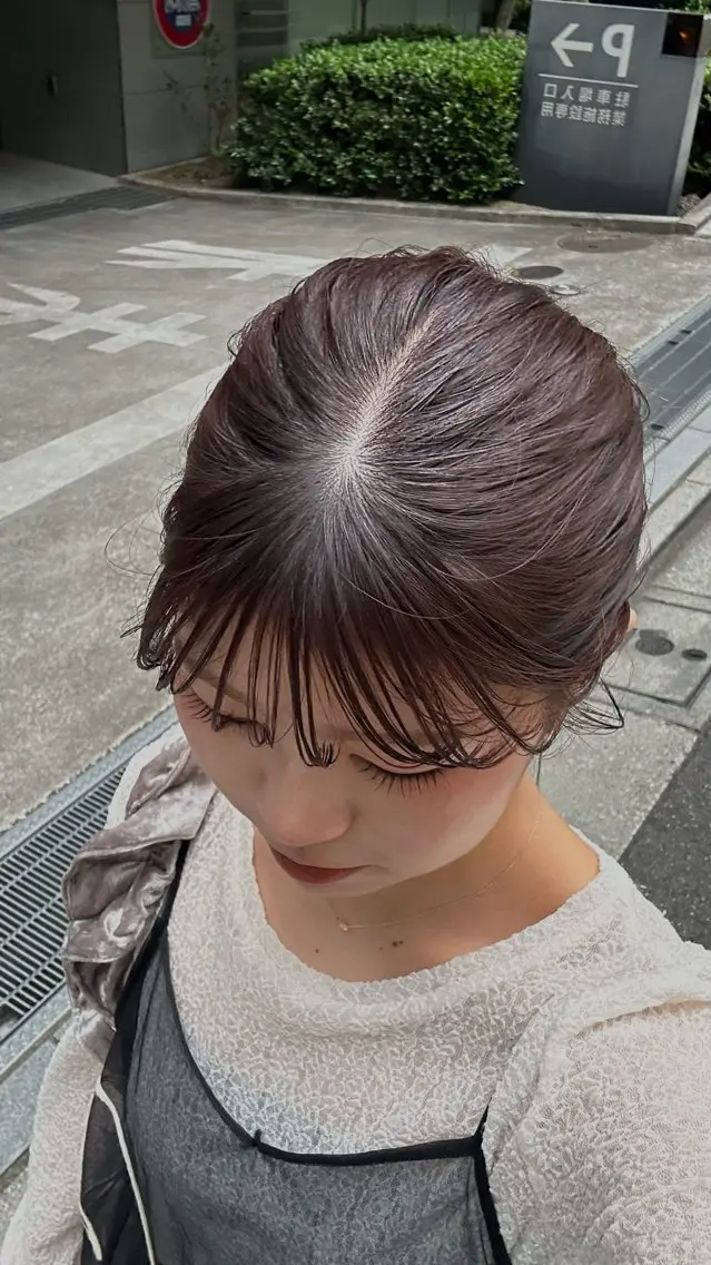 カラー ブリーチ ラベンダーカラー ブリーチなしカラー 可愛いを仕込む🩰 透明感ヘア/海琴のヘアスタイル