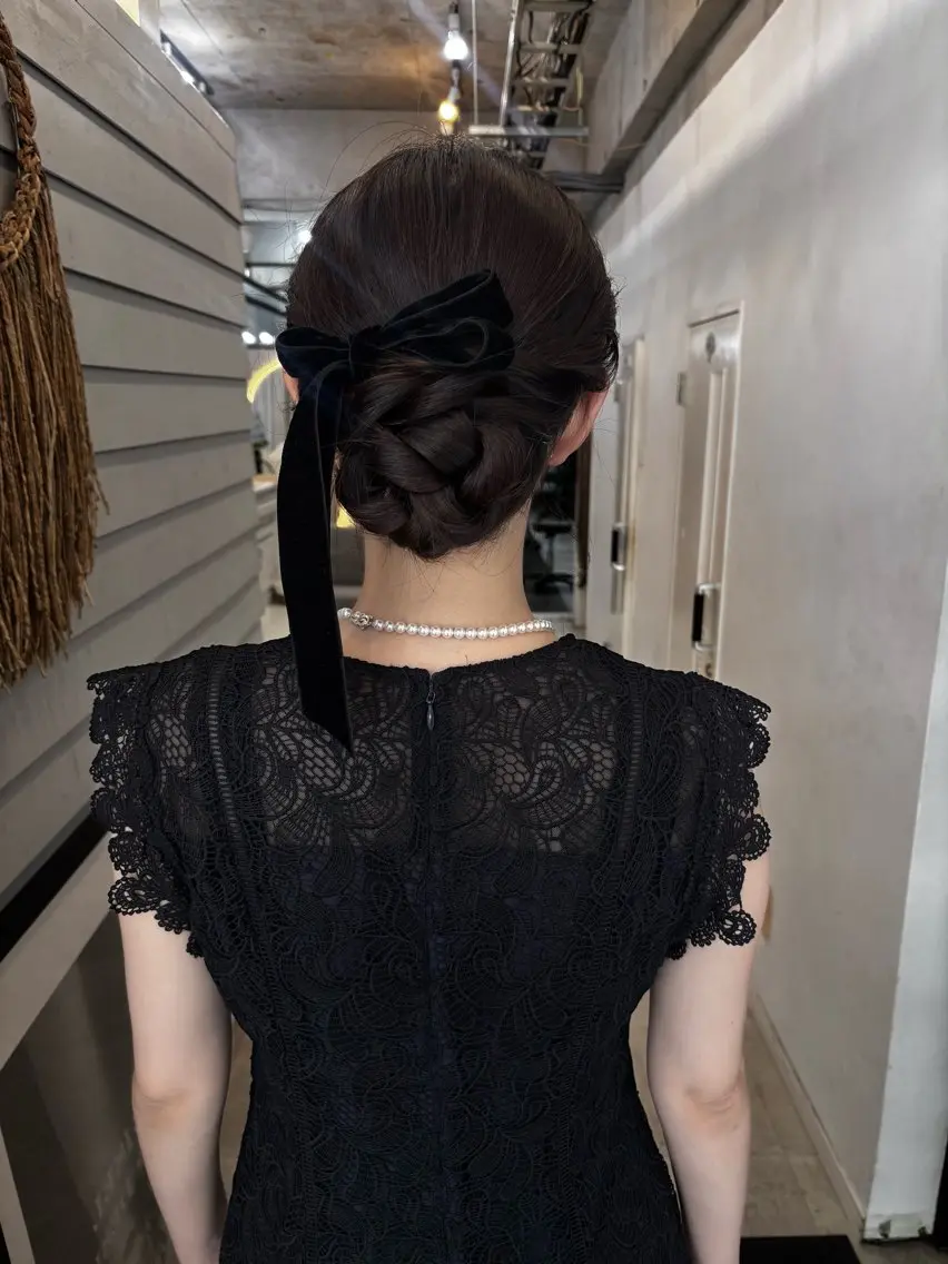 ロング ヘアセット GiseL博多筑紫口 杏実のヘアスタイル